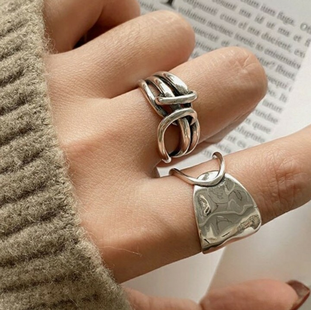 NEW 925 Sterling Silver Knot Ring - Picture 2 of 8